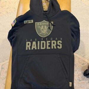 Nike/NFL Salute to Service Black Raiders Hoodie